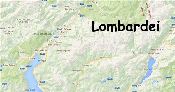 Karte Lombardei Google